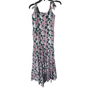 Beau & Ro Floral Indian Blockprint Maxi Dress S
